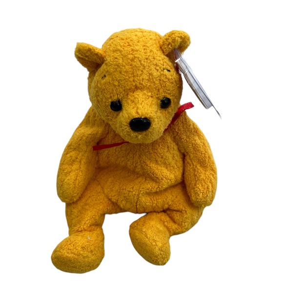 Original Ty Beanie Baby "Poopsie" the Bear Beanie Baby Vintage Retired Bear 2001 - Picture 3 of 8